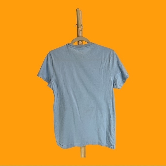 2 for $20 H&M Solid Sky Blue & Slate Blue Short Sleeve T-Shirts, Size XS - Picture 4 of 10